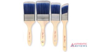 Bates Paint Brushes - 4 Pack, Wood Handle, Paint Brush, Paint Brushes Set, Professional Wall Brush Set, House Paint Brush, Trim Paint Brush, Sash Paint Brush