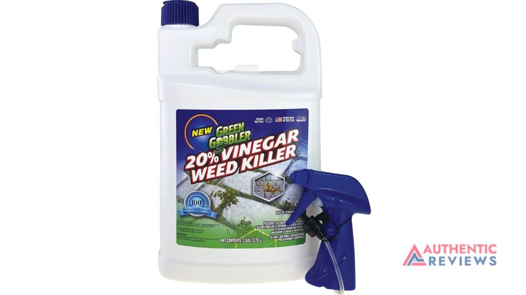 Green Gobbler 20% Vinegar Weed & Grass Killer Natural & Organic Concentrated 1 Gallon Spray Glyphosate Free Herbicide