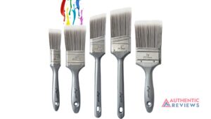 Magimate Paint Brushes Set, Angled Sash Stain Brushes, Flat Paint Brushes for Walls, Furniture and Home Improvement, Assorted Sizes (5-Pack)