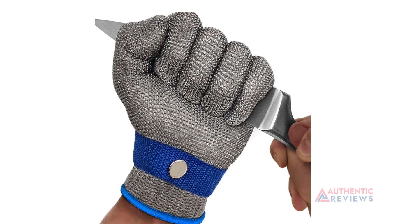 Mafores Upgraded Stainless Steel Mesh Metal Glove 