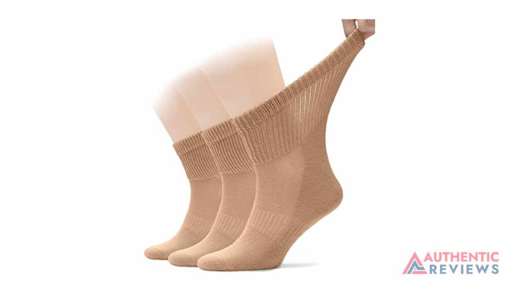 Hugh Ugoli Men's Cotton Diabetic Ankle Stretchy Socks
