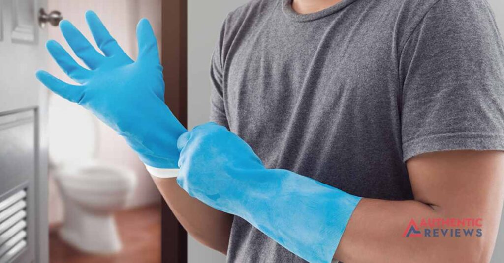 Rubber gloves for painting 