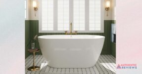 FerdY Acrylic Freestanding Bathtub For Tall Person