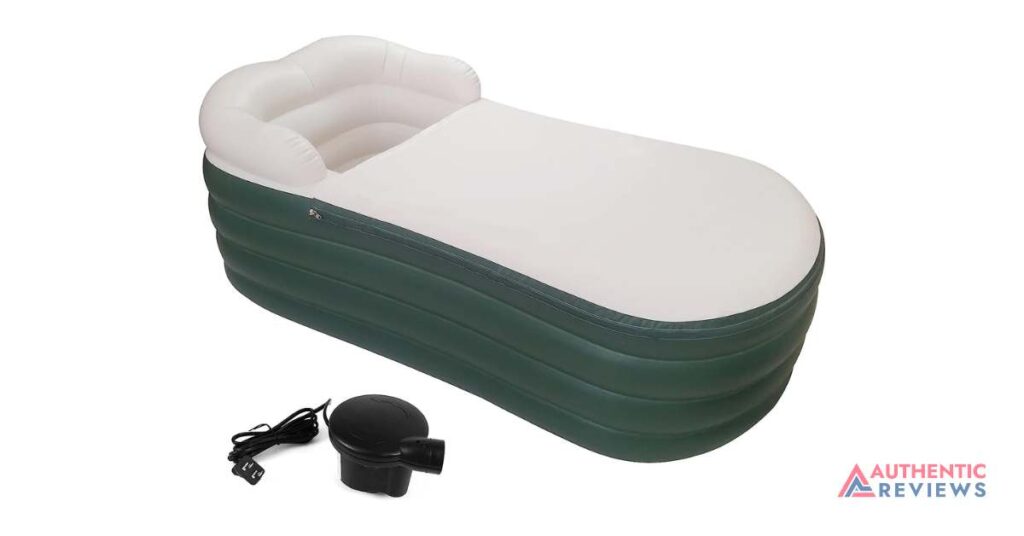 Sibosen Inflatable Portable Freestanding Bathtub for Adults