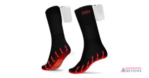Trazon Rechargeable - Electric Battery Operated Heating Socks for Hunting, Fishing, Camping, Skiing, Cycling, and Running