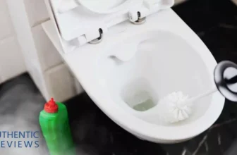 flush with hot water