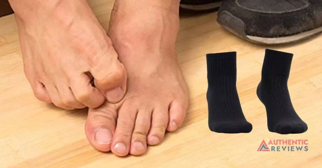 Increased risk of skin infections with black socks