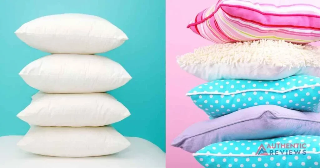 Protect pillows from the elements.