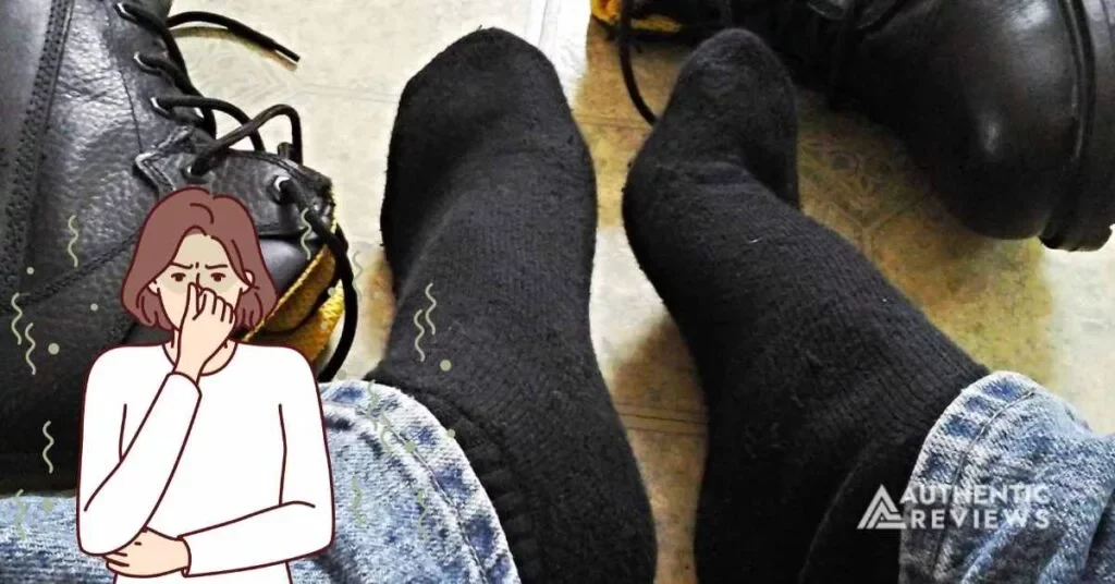 The dreadful smell of worn-out black socks
