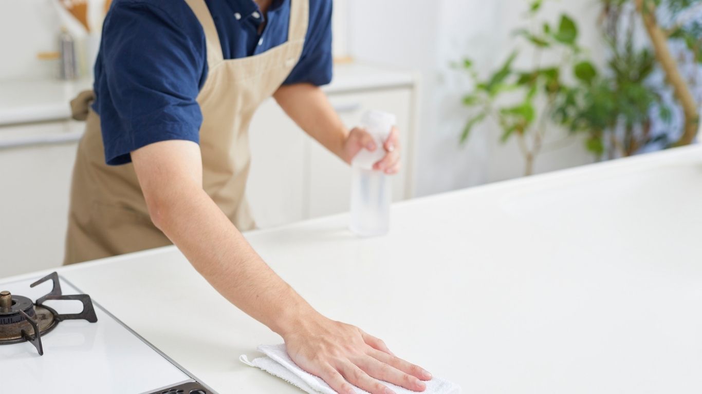 How to Clean Porcelain Countertops